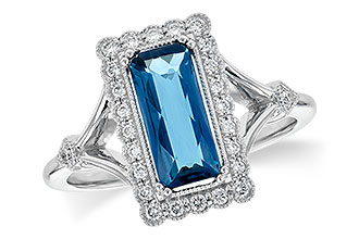 A226-87892: LDS RG 1.58 LONDON BLUE TOPAZ 1.75 TGW