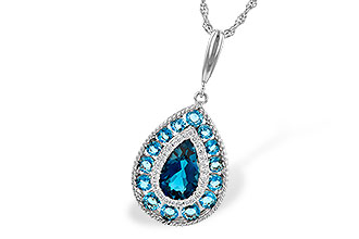 C226-86065: NECK 2.55 TW BLUE TOPAZ 2.65 TGW