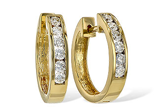 D037-75174: EARRINGS .50 TW