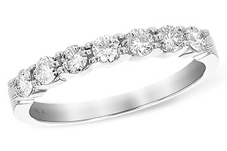 E129-60628: LDS DIA WED RG .50 TW (7 STONES)