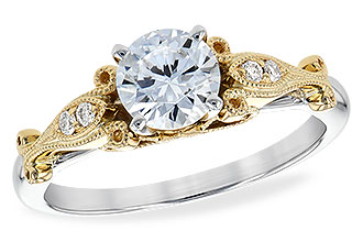 F225-92437: LDS SEMI DIA RG .05 TW