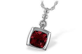 G225-96037: NECK 1.40 GARNET 1.44 TGW