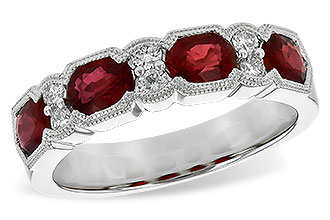 G226-84246: LDS WED RG 1.66 RUBY 1.84 TGW (5x4MM RUBY)