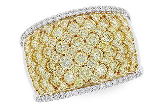 G310-48764: LDS DIA WED RG 2.19 YELLOW DIAS 2.37 TW