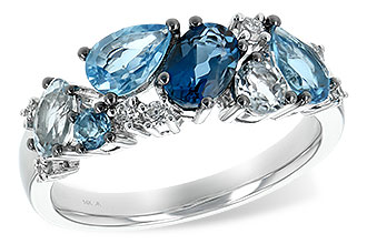 L225-91537: LDS RG 2.05 BLUE TOPAZ 2.16 TGW