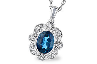 M309-61482: NECK 1.35 LONDON BLUE TOPAZ 1.50 TGW