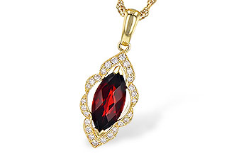 M309-62373: NECK 1.25 GARNET 1.36 TGW